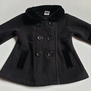 Starting Out Infant Black Pea Coat